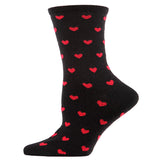 Womens Cashmere Heart Sock