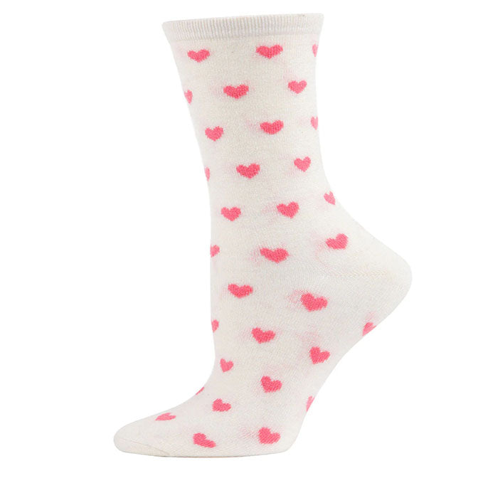 Womens Cashmere Heart Sock