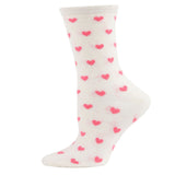 Womens Cashmere Heart Sock