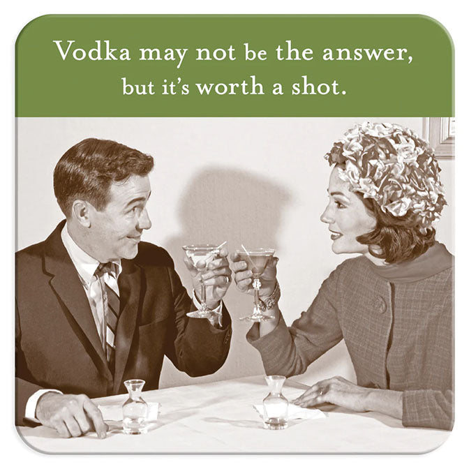 "Worth A Shot" Coaster