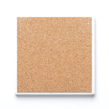 Ceramic Square Coaster-Wooden American Flag