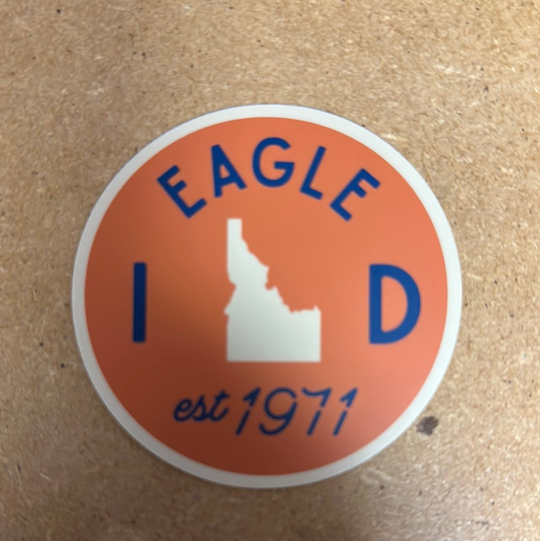 Eagle Idaho Est 1971 Sticker