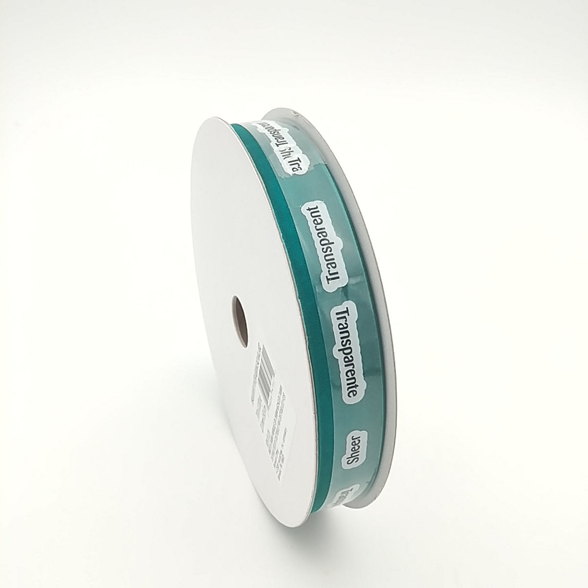 7/8" Turquoise Sheer Ribbon