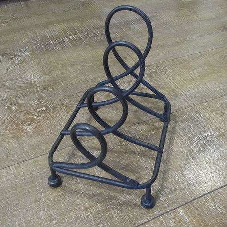 Metal Loop Plate Stand Rack