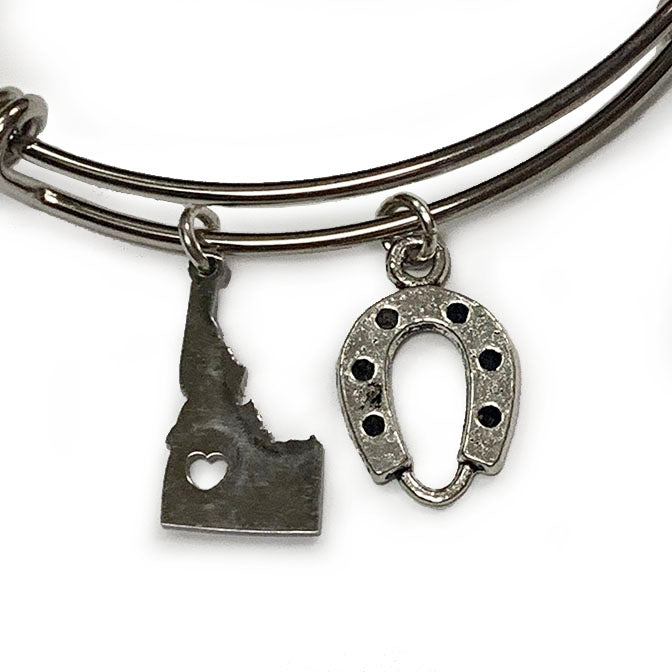 Idaho Horseshoe Bracelet