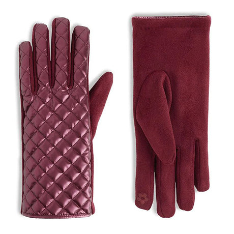Quilted Puffer Touchscreen Gloves