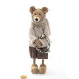 10.5" Fabric Bears in Sweaters