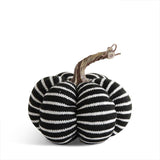 Black & White Striped Fabric Pumpkins