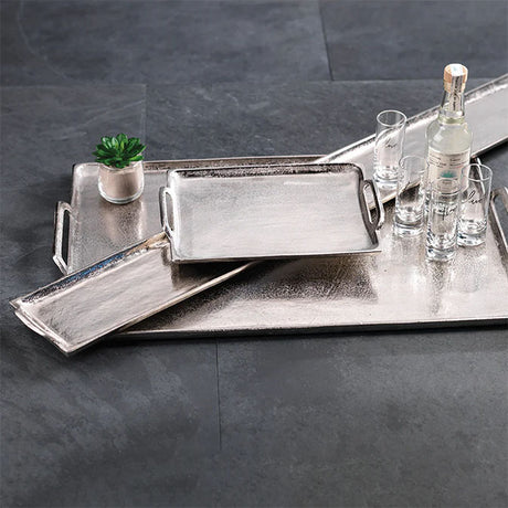Barbuda Aluminum Tray with Handles