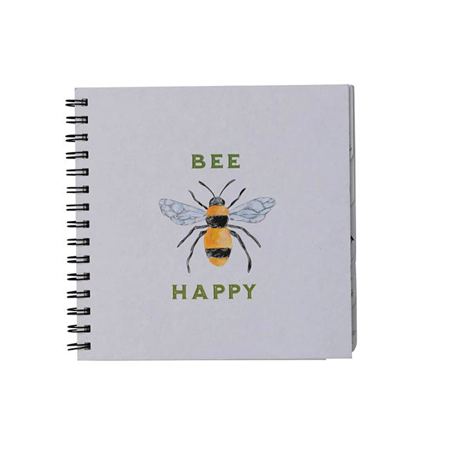 Spiral Bound Paper Garden Journal, Multi Color