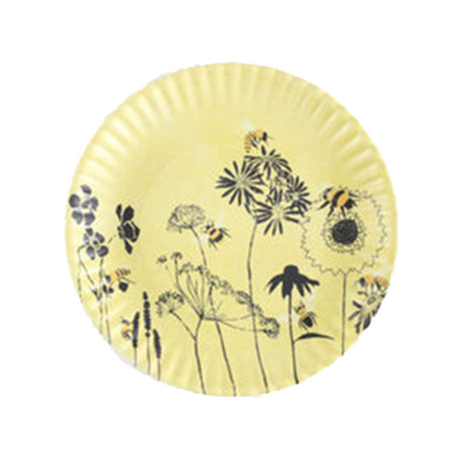 Busy Bees Melamine Plates, Set of 4