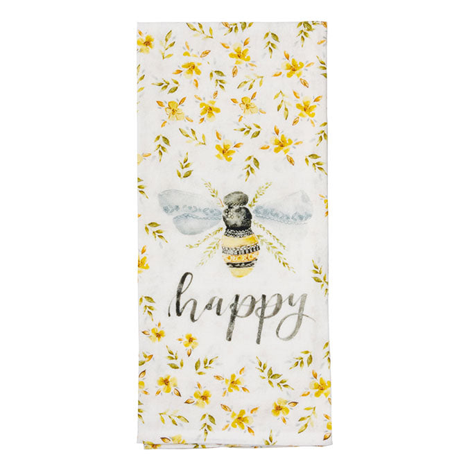 Bee Happy Kitchen Towel