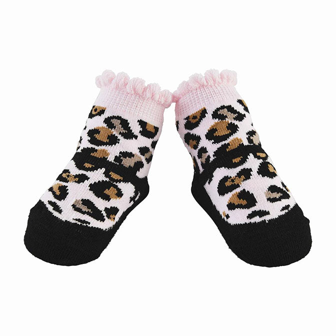 Black Leopard Sock