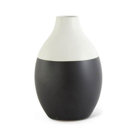 Black & White Stoneware Vases