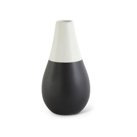 Black & White Stoneware Vases