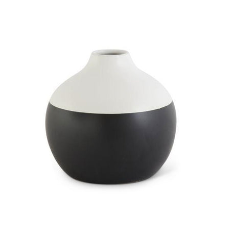 Black & White Stoneware Vases