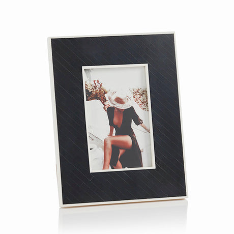 Black Bone Inlay Photo Frame