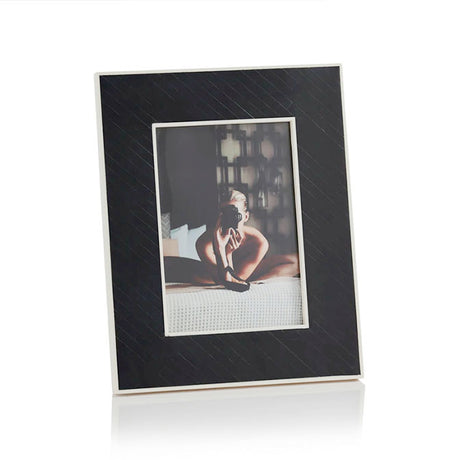Black Bone Inlay Photo Frame