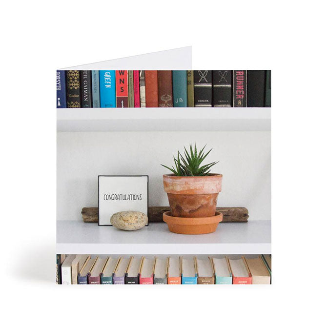Bookworm Congratulations Card – Roost Gift & Home Collection