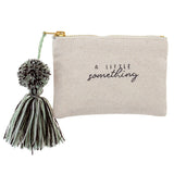 Canvas Tassel Card Holder