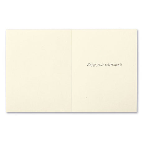 Good Things Retirement Card