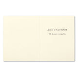 So Much Love Sympathy Card