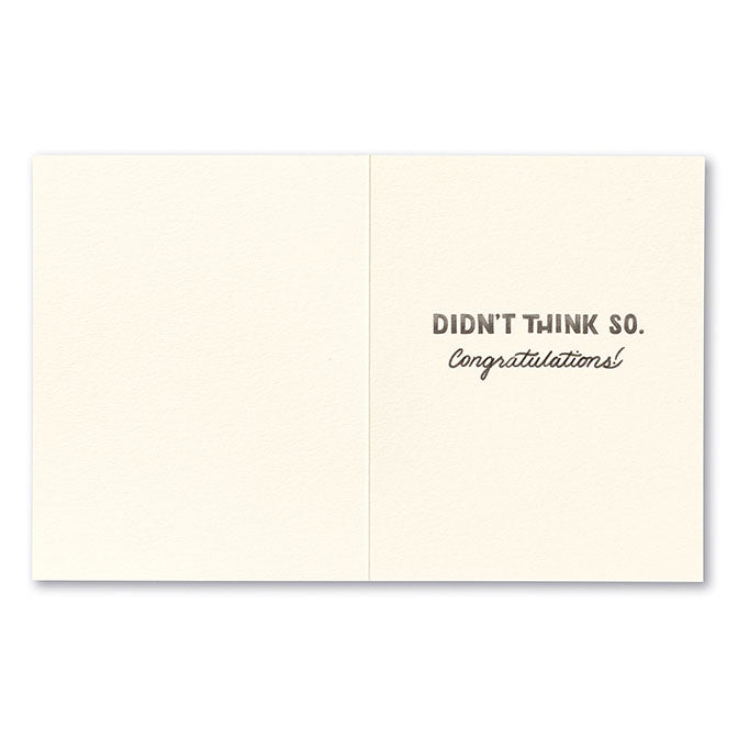 Is There Anything Congratulations Card