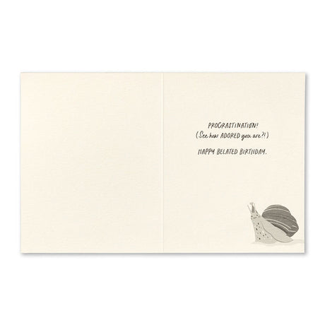 Show Your Love Belated Birthday Card