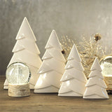 White Ceramic Snow Tree
