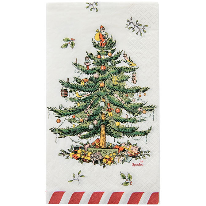 Candy Cane Christmas Tree Napkin
