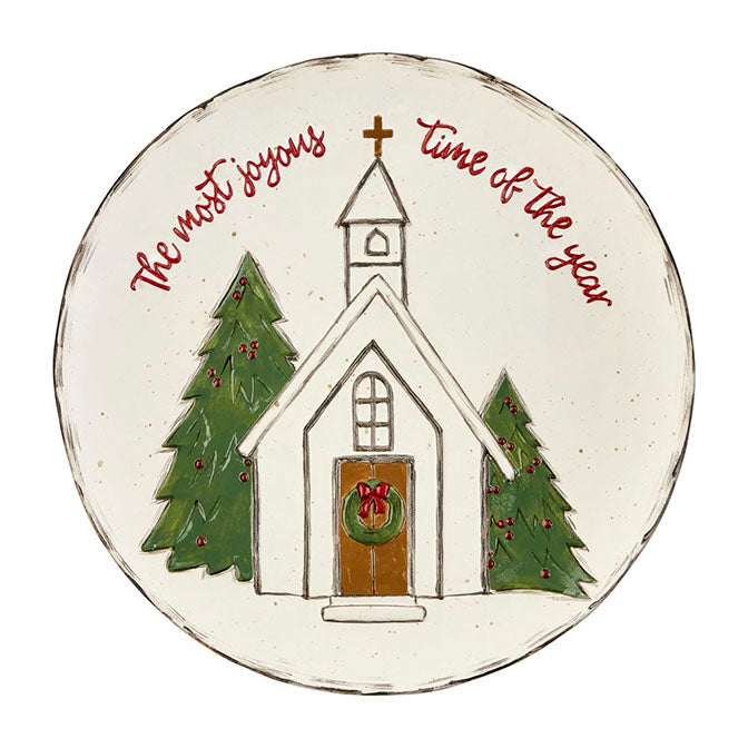 Church Christmas Platter