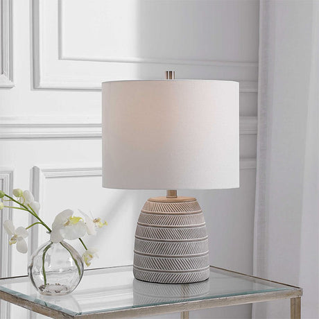 Concrete Base Table Lamp