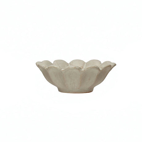 Stoneware Flower Bowls