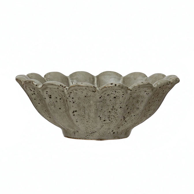 Stoneware Flower Bowls