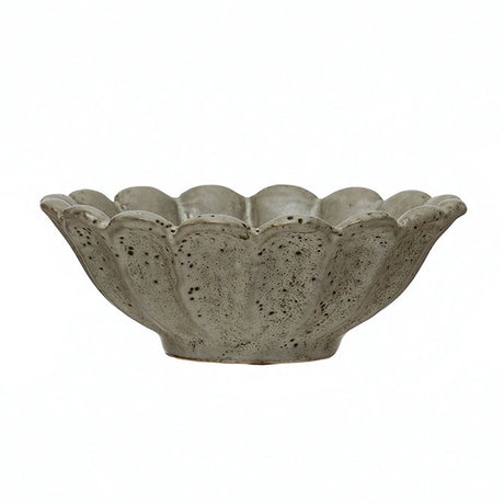 Stoneware Flower Bowls