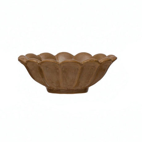Stoneware Flower Bowls