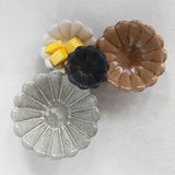 Stoneware Flower Bowls