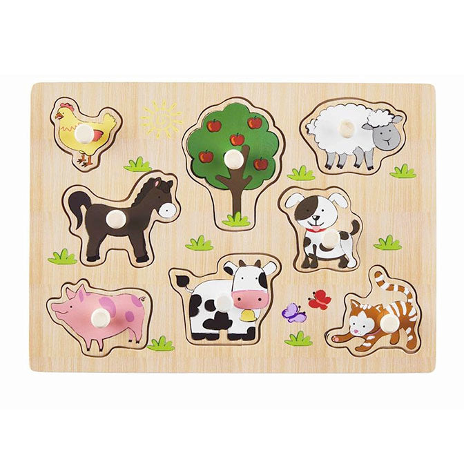 Wood Farm Animal Puzzle