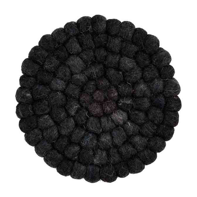 Felted Round Trivet