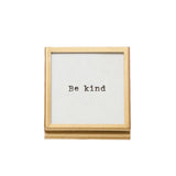 Metal & Glass Frame with Easel & Various Sayings