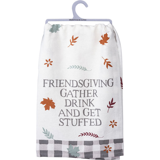 Friendsgiving Gather Get Stuffed Towel