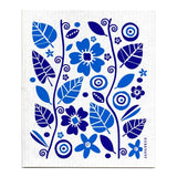 Garden Blue Swedish Dishcloth