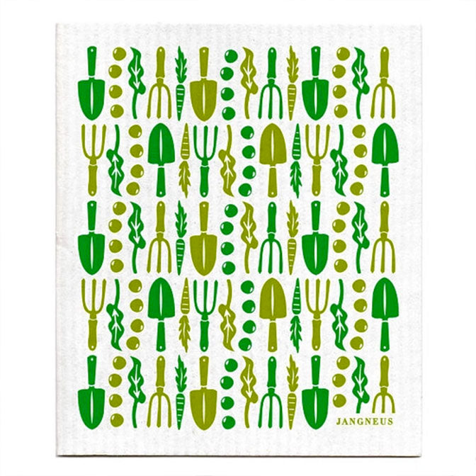 Gardening Green Swedish Dishcloth