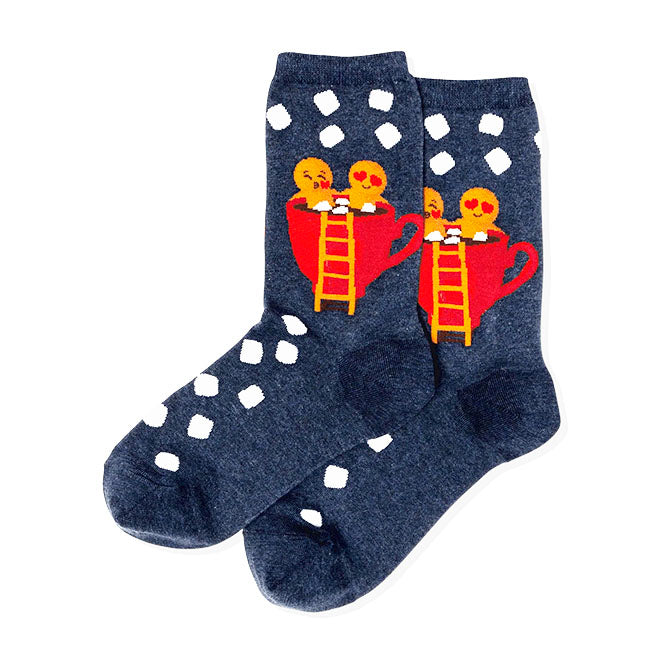 Gingerbread Soakin Crew Socks
