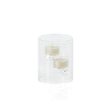 Glass Tealight Holder/Hurricane Short-Wide