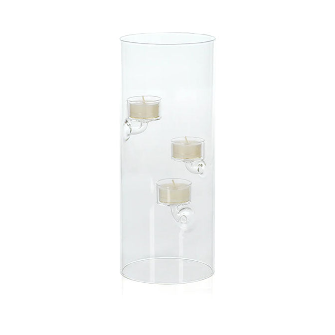 Glass Single Tealight Holder/Hurricane XLTall