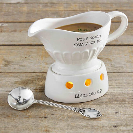 Gravy Boat and Warming Stand