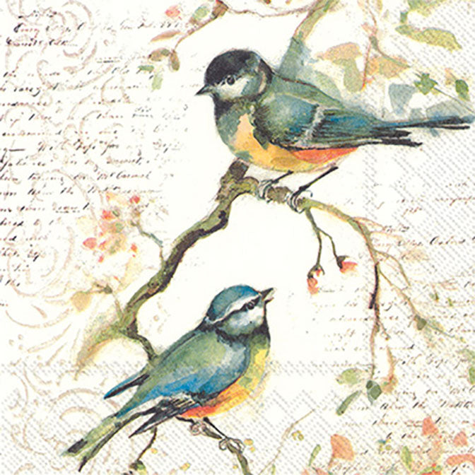 Happy Little Titmice Napkin