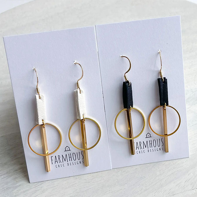 Harper Modern Dangle Earrings