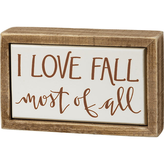 I Love Fall Most of All